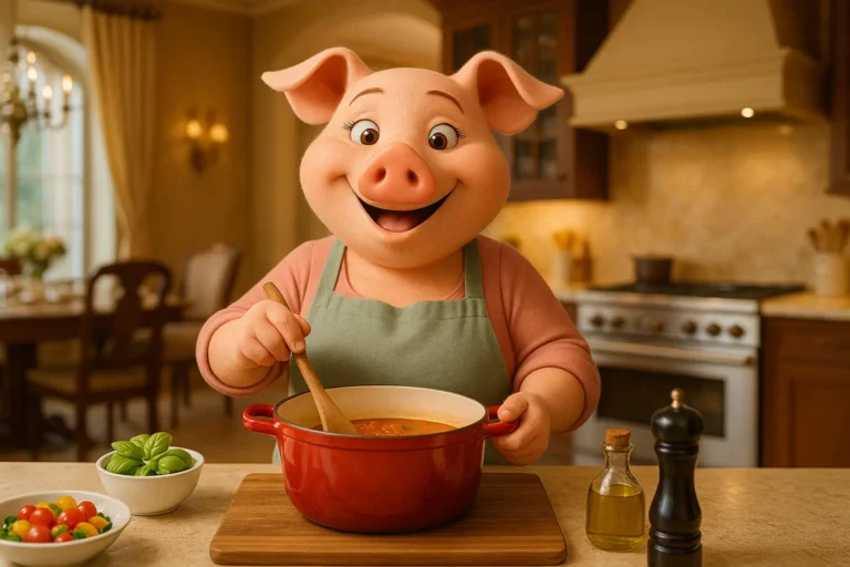 ブタマリア・ポーク　自慢の手料理を振る舞う