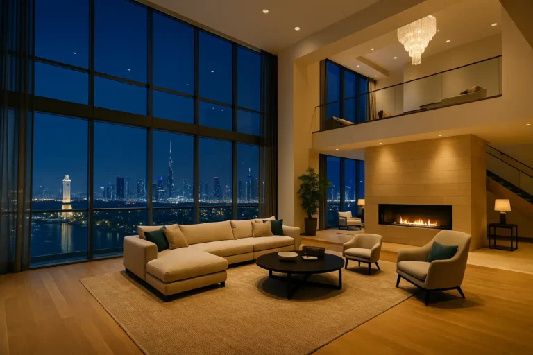 物件No.E-0002 吹き抜けのリビング